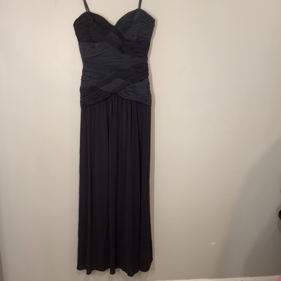 BCBGMaxAzria Dresses & Skirts - BCBG Maxazria Women's  Mermaid Navy Black Elegant Maxi Dress Large NWT